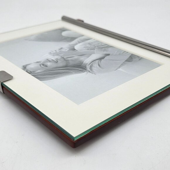 Gallery Solutions 7" X 5" Glass & Wood Picture Frame - Picture 6 of 9